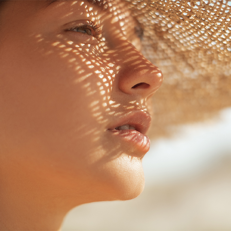 Woman in the sunlight 