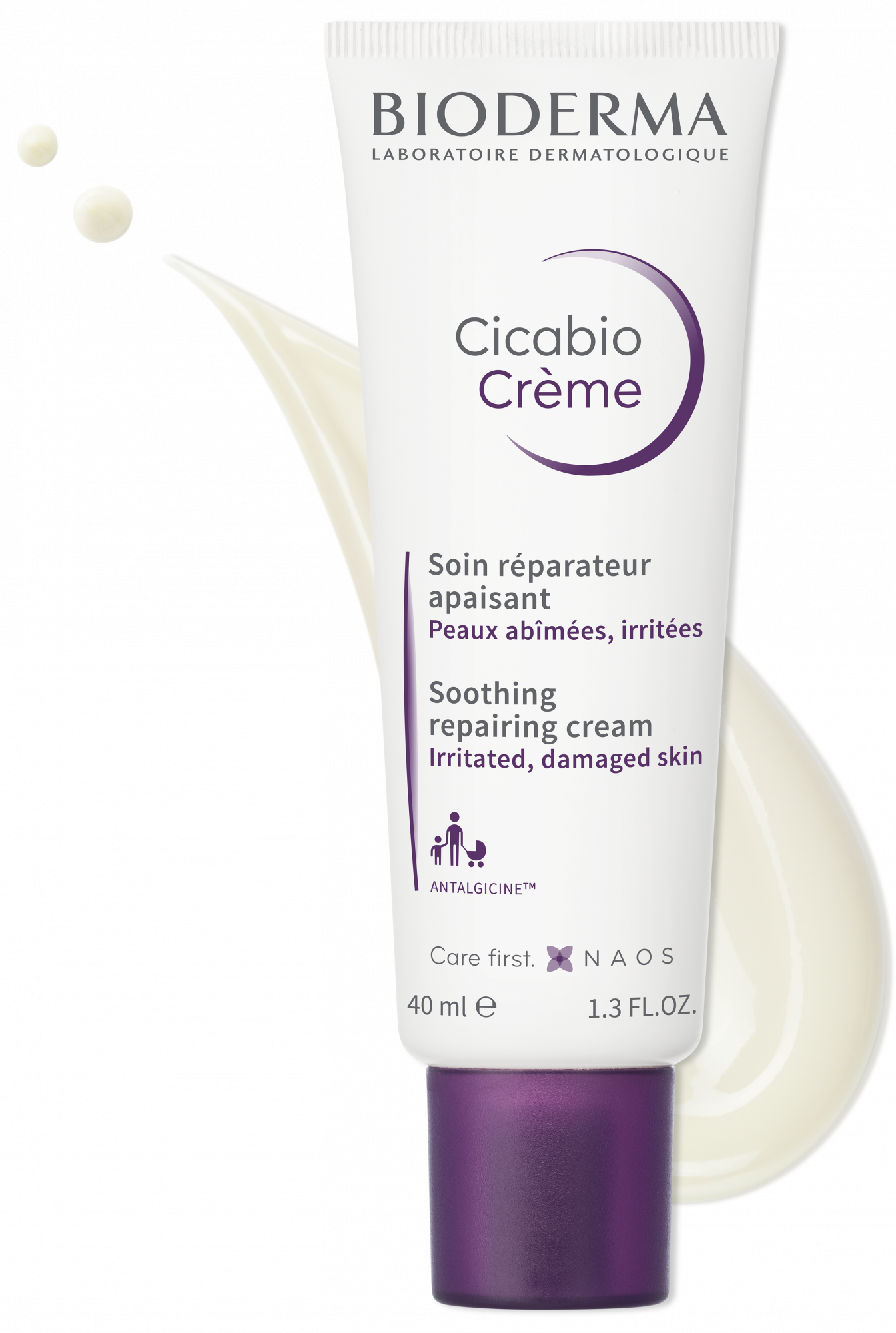 BIODERMA Cicabio Crème repairing cream | For irritated & damaged skin, face
