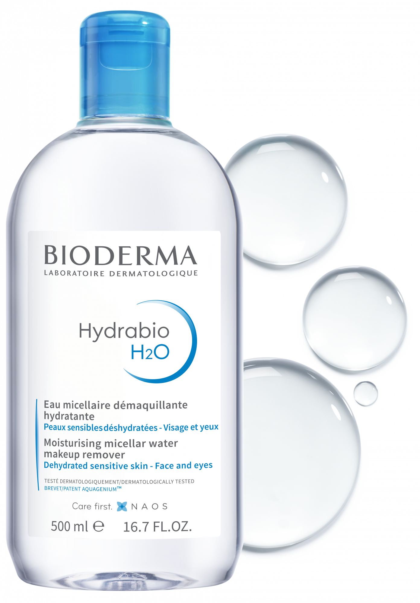 BIODERMA Hydrabio H2O - Eau micellaire démaquillante 250ML- Box Para